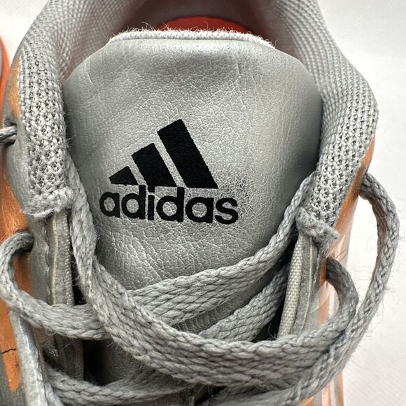 Adidas Predator Absolado Instinct Sneakers Womens Size 8 Silver Orange Lace-Up - Picture 8 of 11